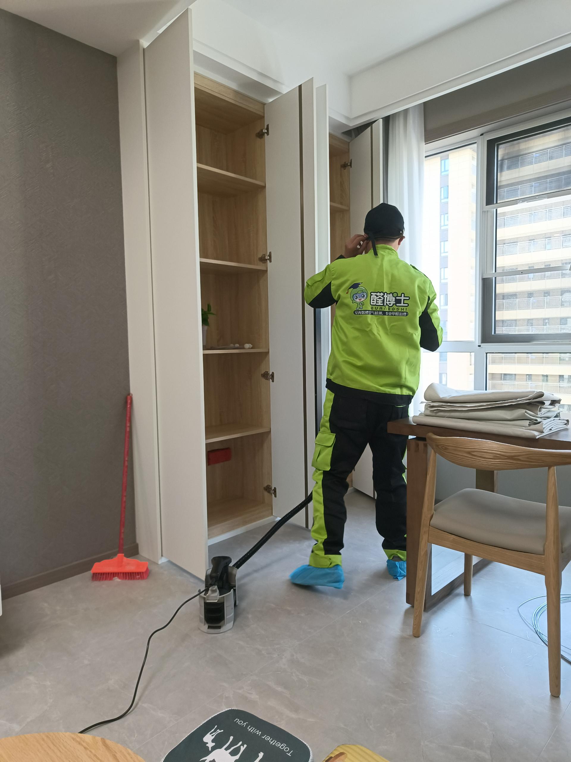 建邺十堰市百强世纪城小区除甲醛案例